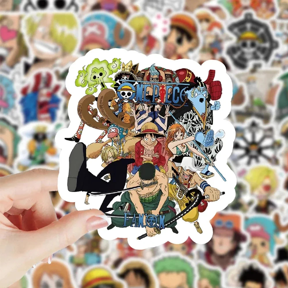 10/30/50/100pcs ONE PIECE Anime Stickers