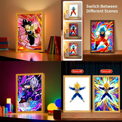 Dragon BALL Anime LED Light Painting Photo Frame