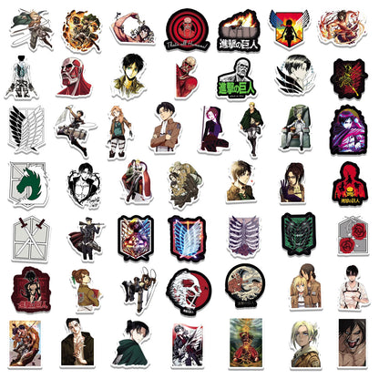 50pcs ATTACK ON TITAN Aime Stickers