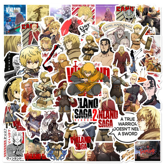 10/30/50pcs VINLAND SAGA Anime Stickers