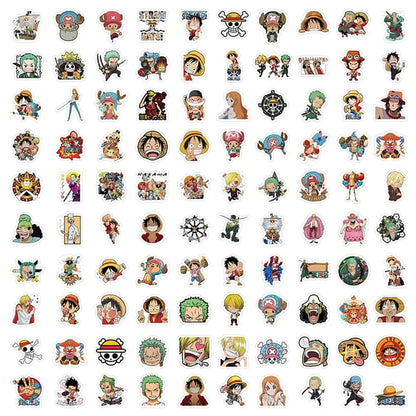 10/30/50/100pcs ONE PIECE Anime Stickers