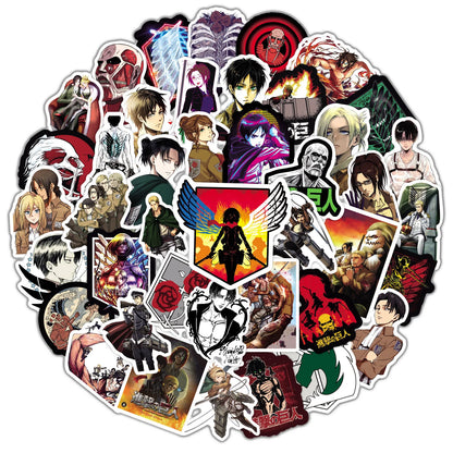 50pcs ATTACK ON TITAN Aime Stickers