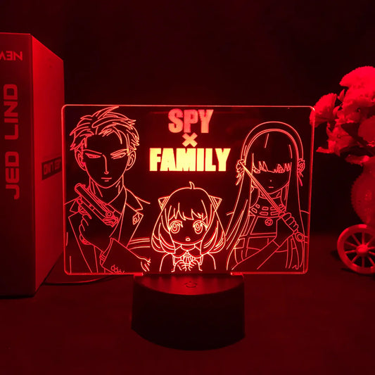 SPY X FAMILY Anime LED Light Lamps