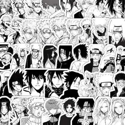 10/30/50/103Pcs NARUTO Manga Style Stickers