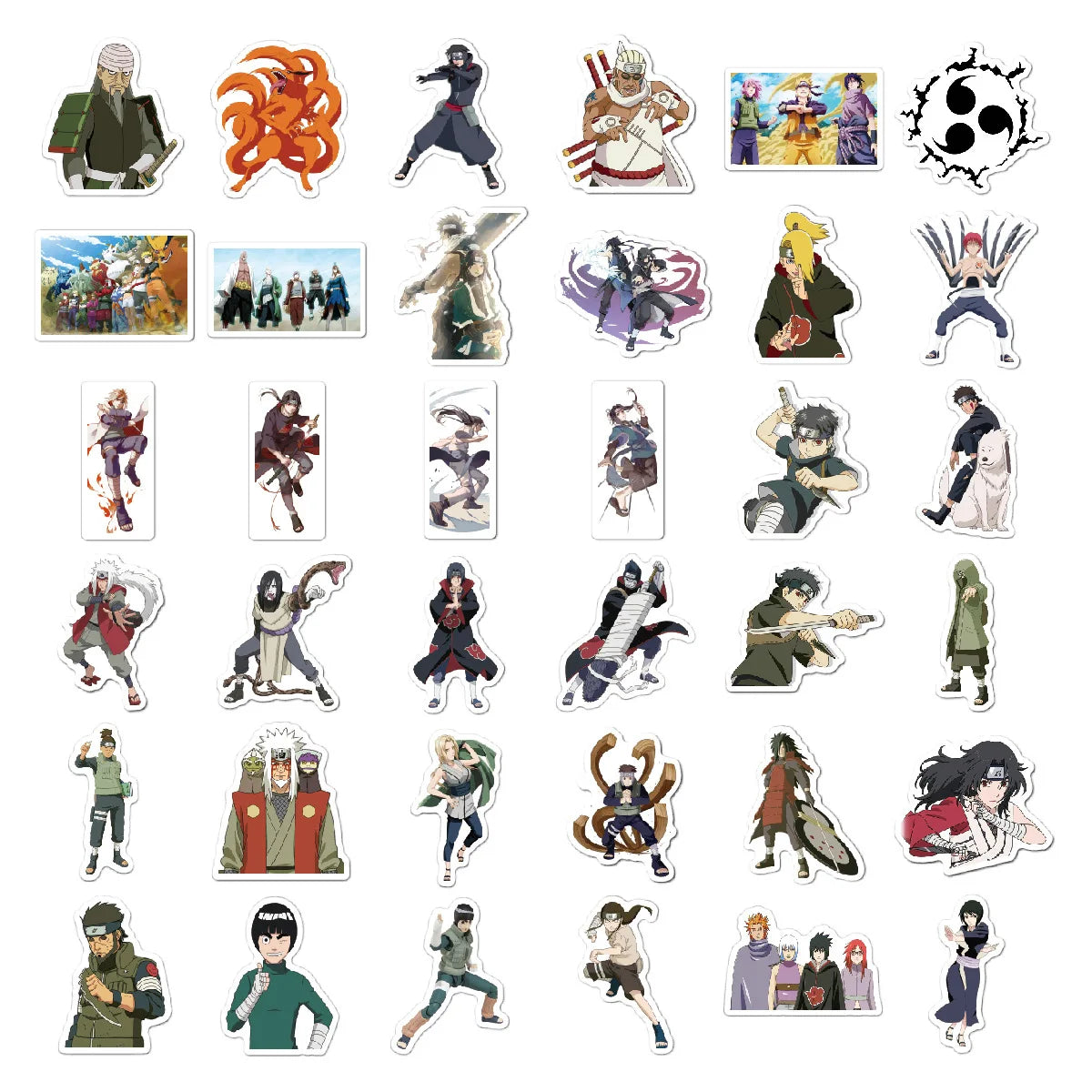 100pcs NARUTO Anime Stickers