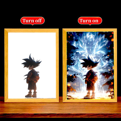 Dragon BALL Anime LED Light Painting Photo Frame