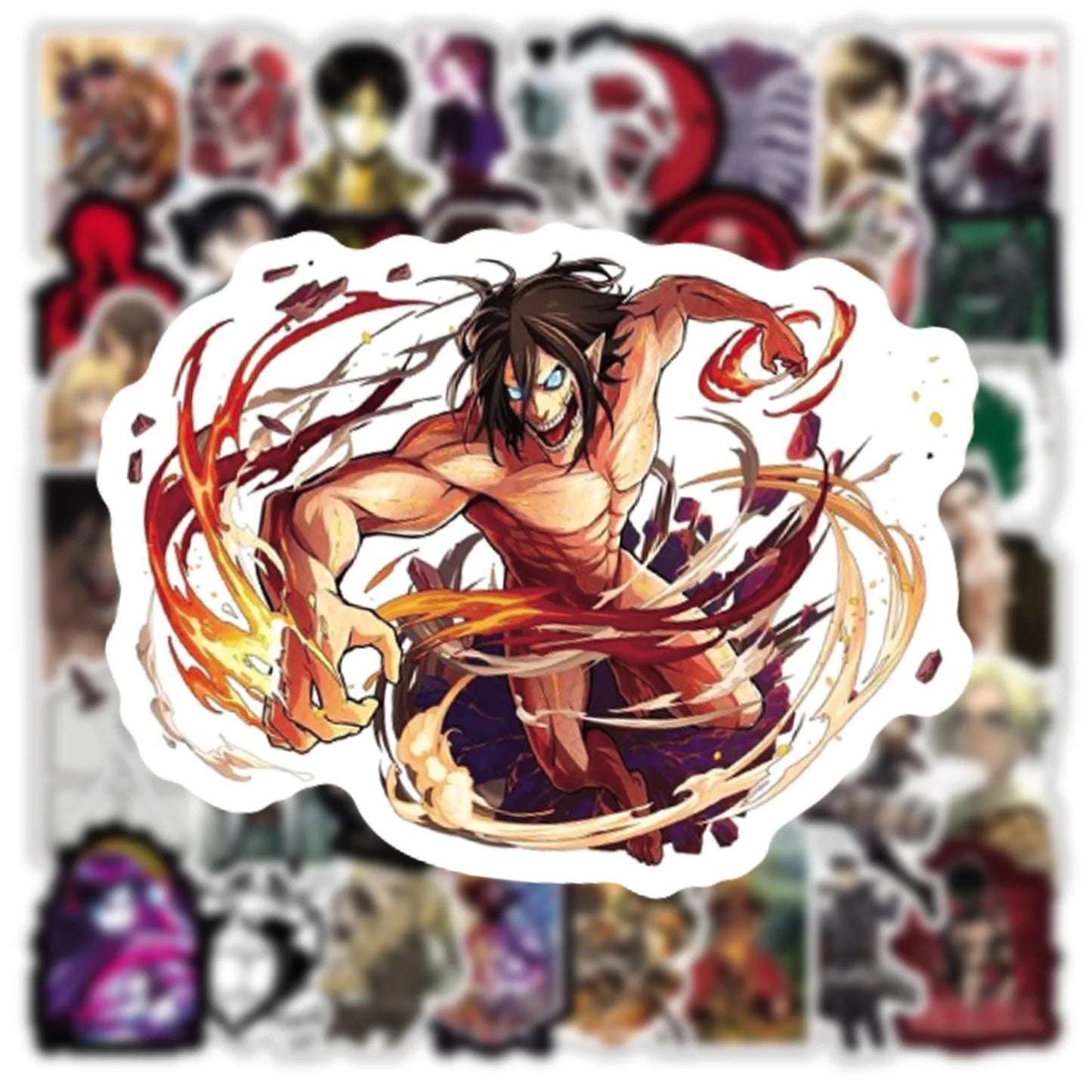 50pcs ATTACK ON TITAN Aime Stickers