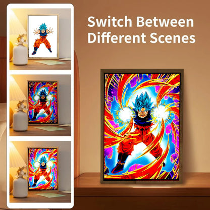 Dragon BALL Anime LED Light Painting Photo Frame