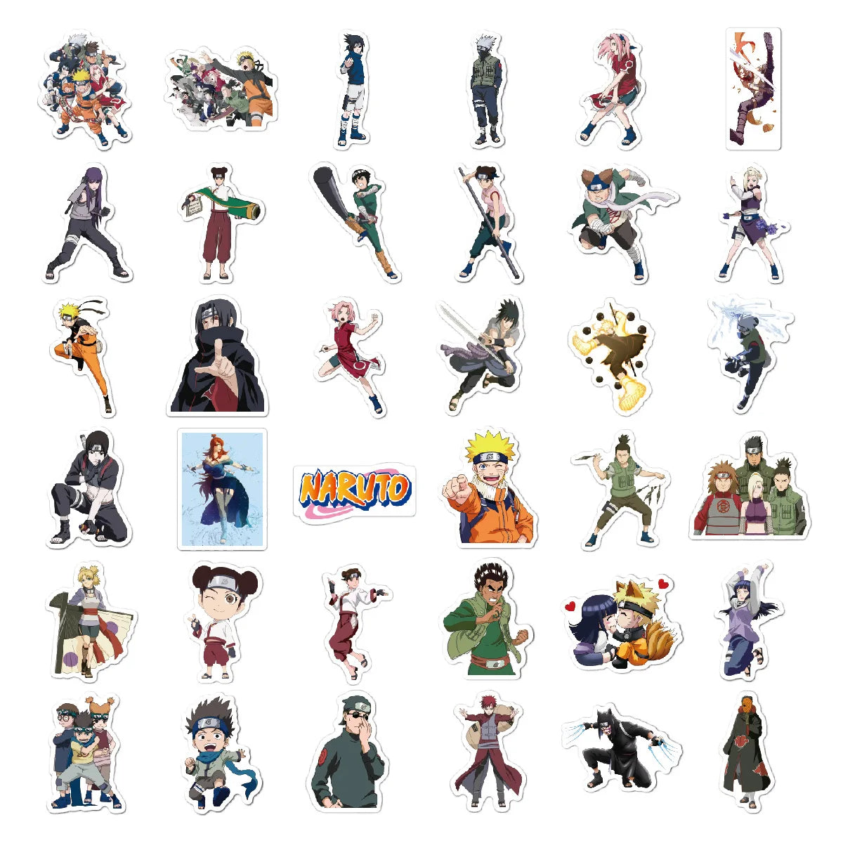 100pcs NARUTO Anime Stickers