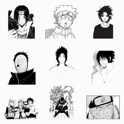 10/30/50/103Pcs NARUTO Manga Style Stickers