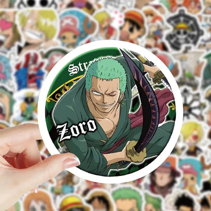 10/30/50/100pcs ONE PIECE Anime Stickers