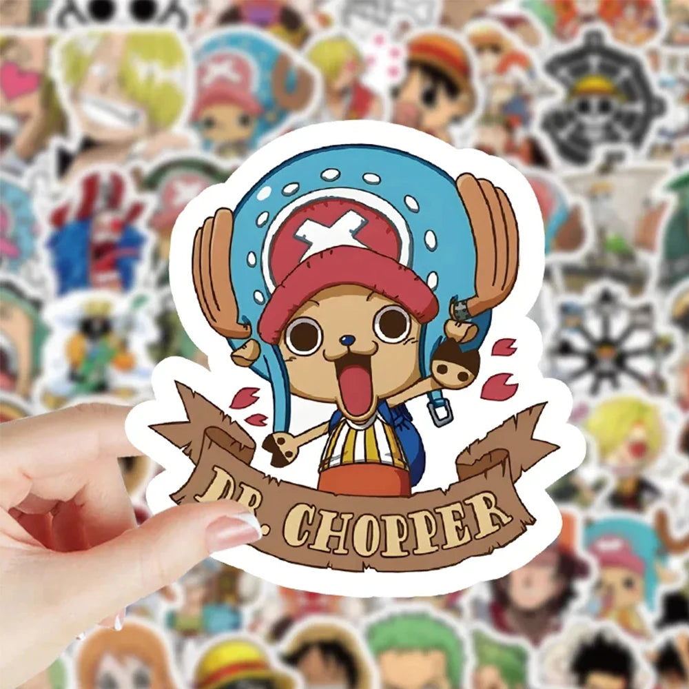 10/30/50/100pcs ONE PIECE Anime Stickers